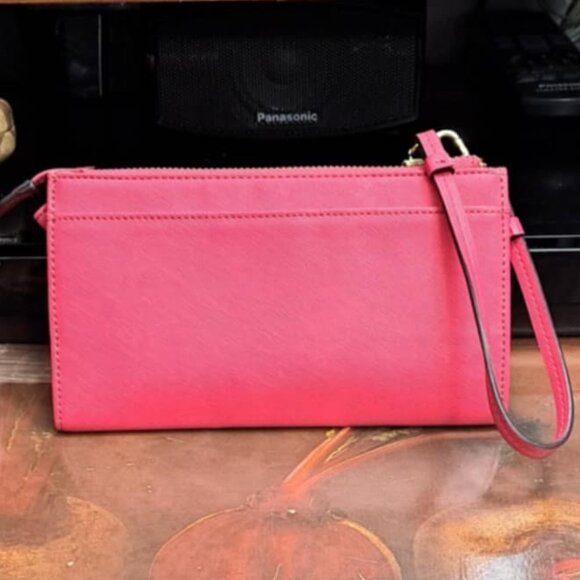 New Anne Klein Leather Wristlet - Picture 2 of 4